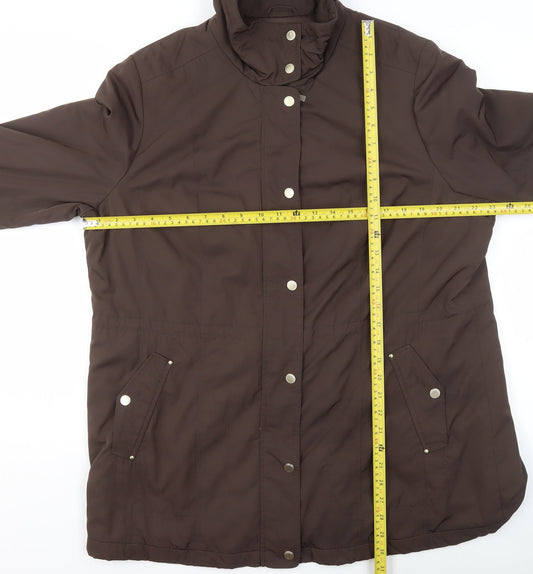 Womens UK Size 18 Marks and Spencer Brown Basic Jacket