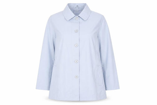 Womens UK Size 16 Rowlands of Bath Blue Rain Coat