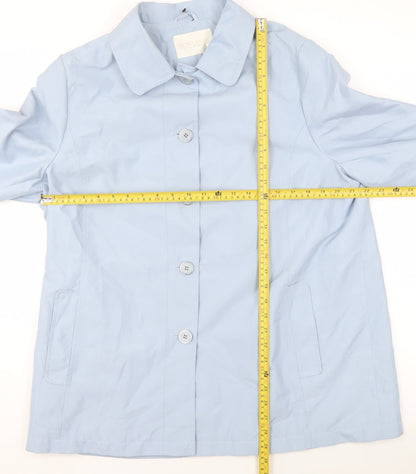 Womens UK Size 16 Rowlands of Bath Blue Rain Coat