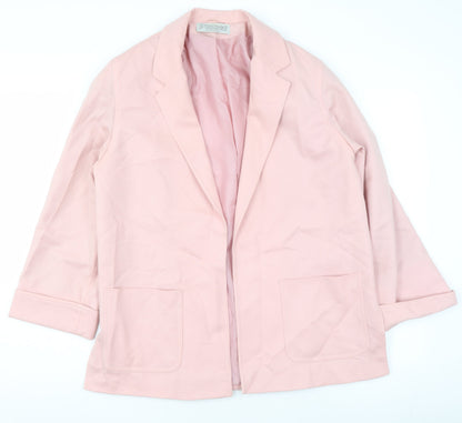 Womens UK Size 12 Planet Regular Pink Blazer