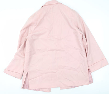 Womens UK Size 12 Planet Regular Pink Blazer