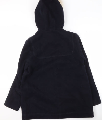 Womens UK Size 12 Topshop Black Parka Coat