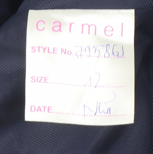 Womens UK Size 12 Carmel Regular Blue Suit Jacket