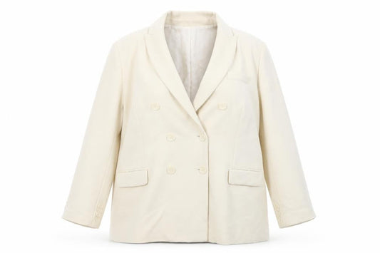 Womens UK Size 18 Zara Regular Ivory Suit Jacket
