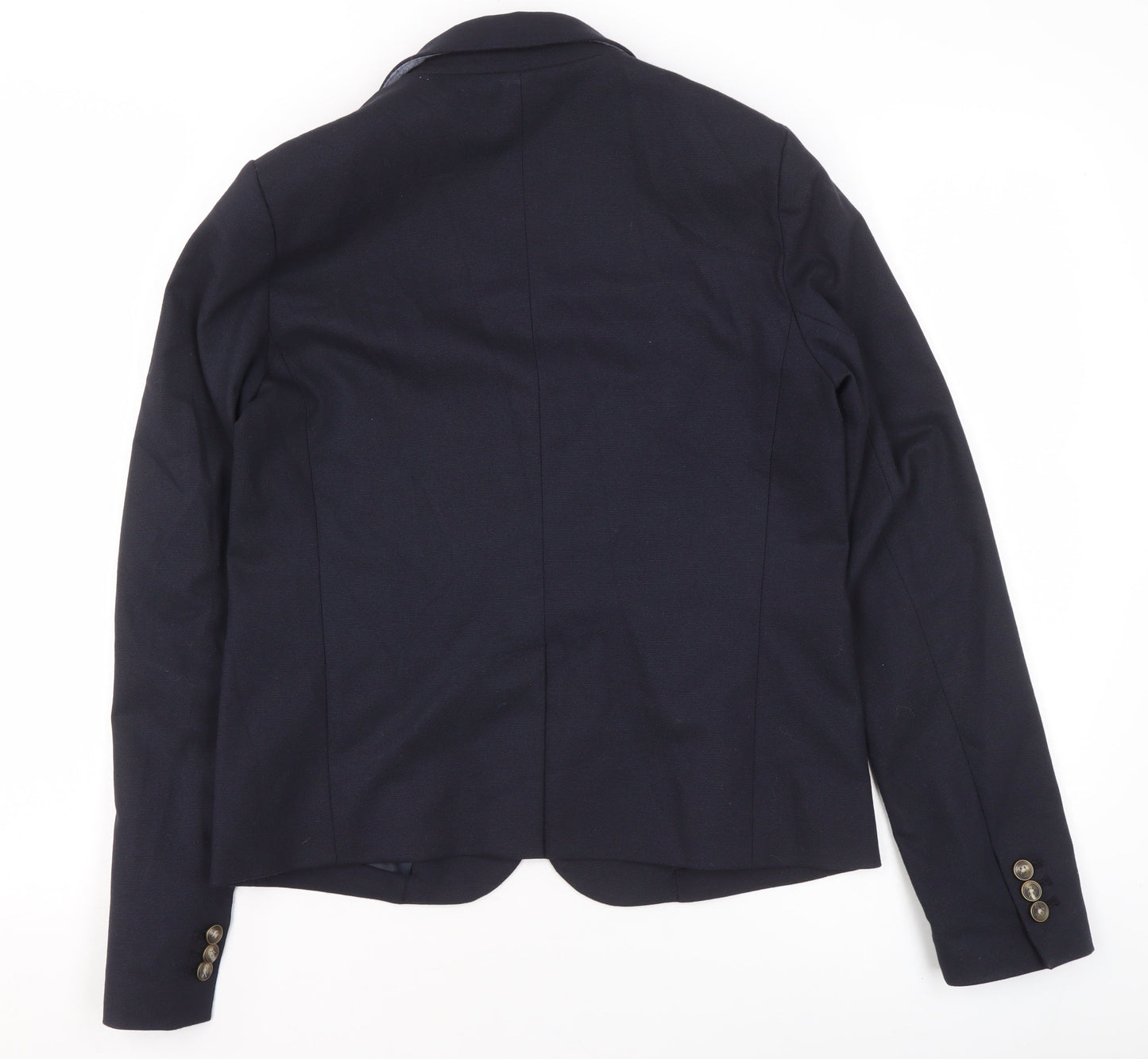 Gap Women's Blue Modern Blazer UK 12 Classic Tailored Jacket