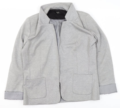 Womens UK Size 10 Oasis Regular Grey Blazer
