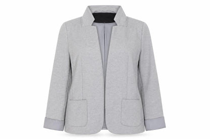 Womens UK Size 10 Oasis Regular Grey Blazer