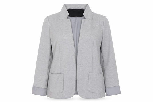 Womens UK Size 10 Oasis Regular Grey Blazer