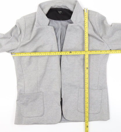 Womens UK Size 10 Oasis Regular Grey Blazer