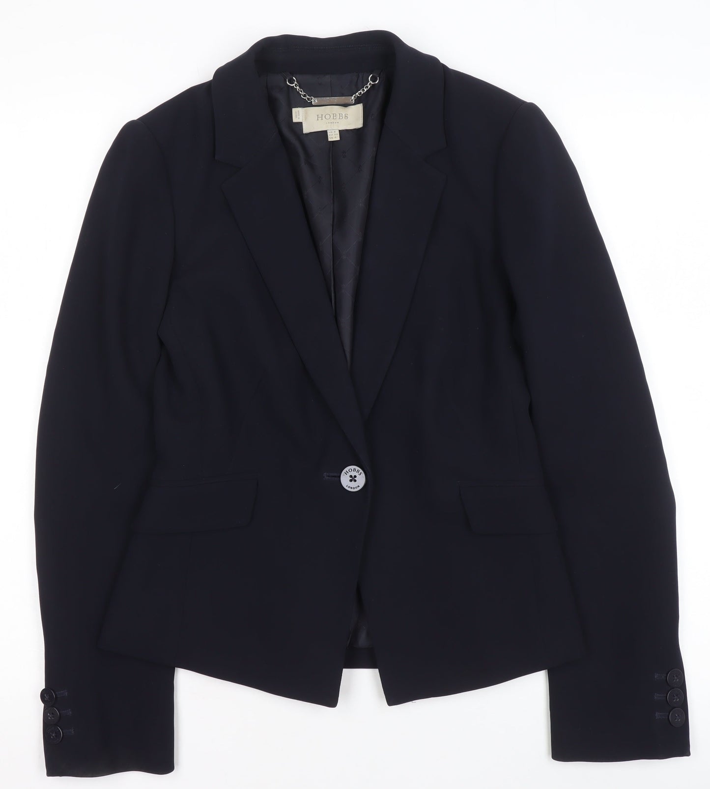 Womens UK Size 8 Hobbs Regular Black Blazer