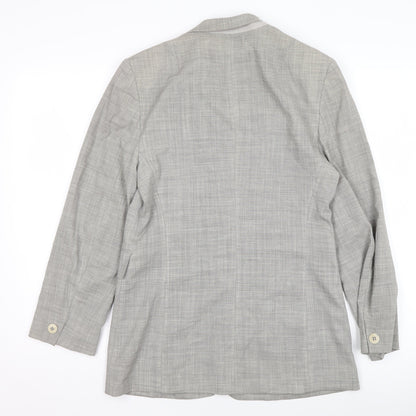 Womens UK Size 12 DKNY Regular Grey Blazer