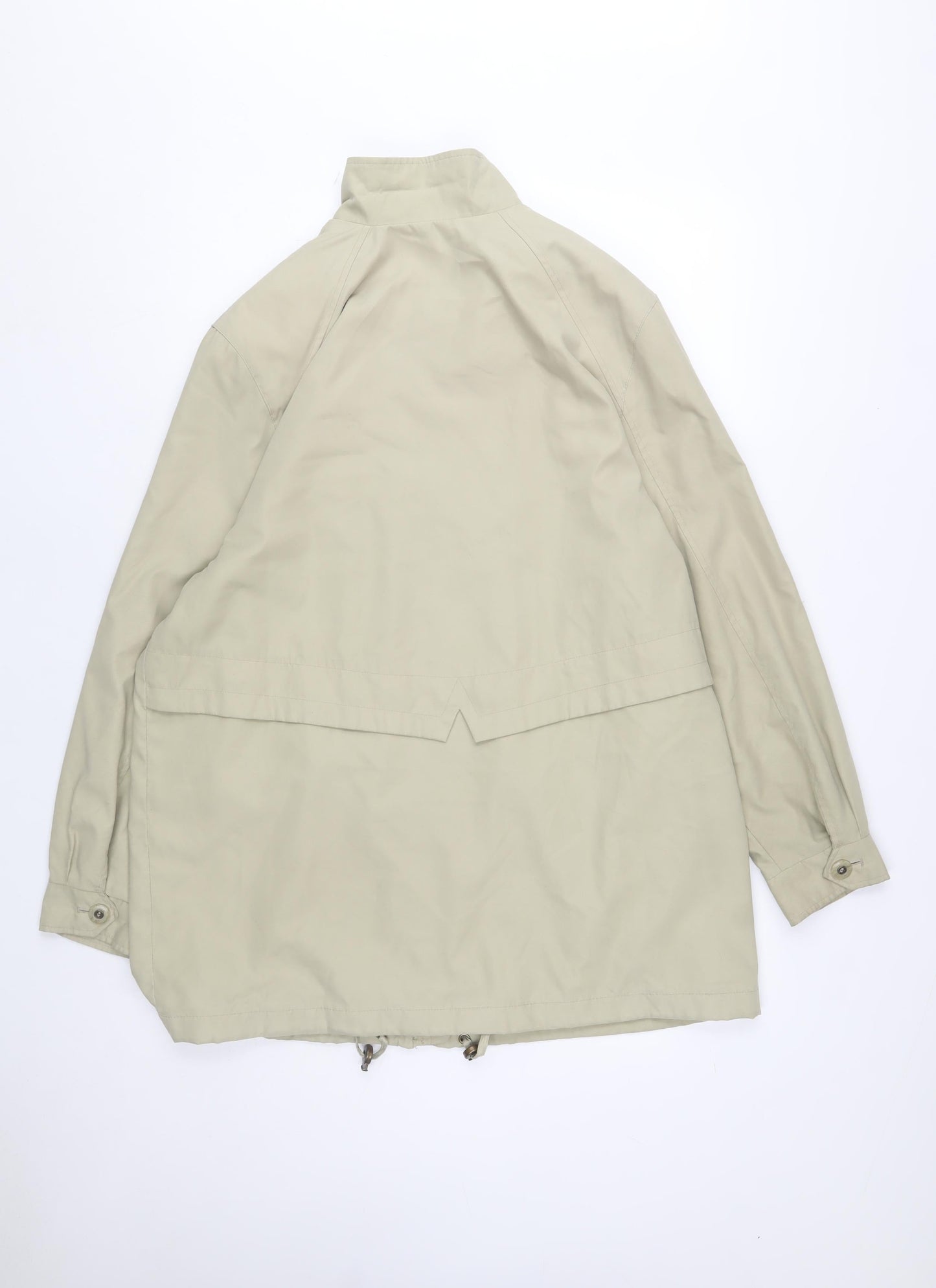 Womens UK Size 14 Marks and Spencer Beige Rain Coat