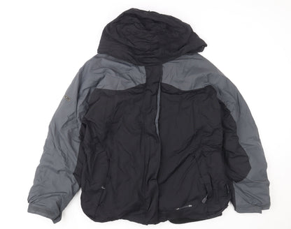 Womens UK Size 18 Mountainlife Black Puffer Jacket