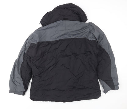 Womens UK Size 18 Mountainlife Black Puffer Jacket