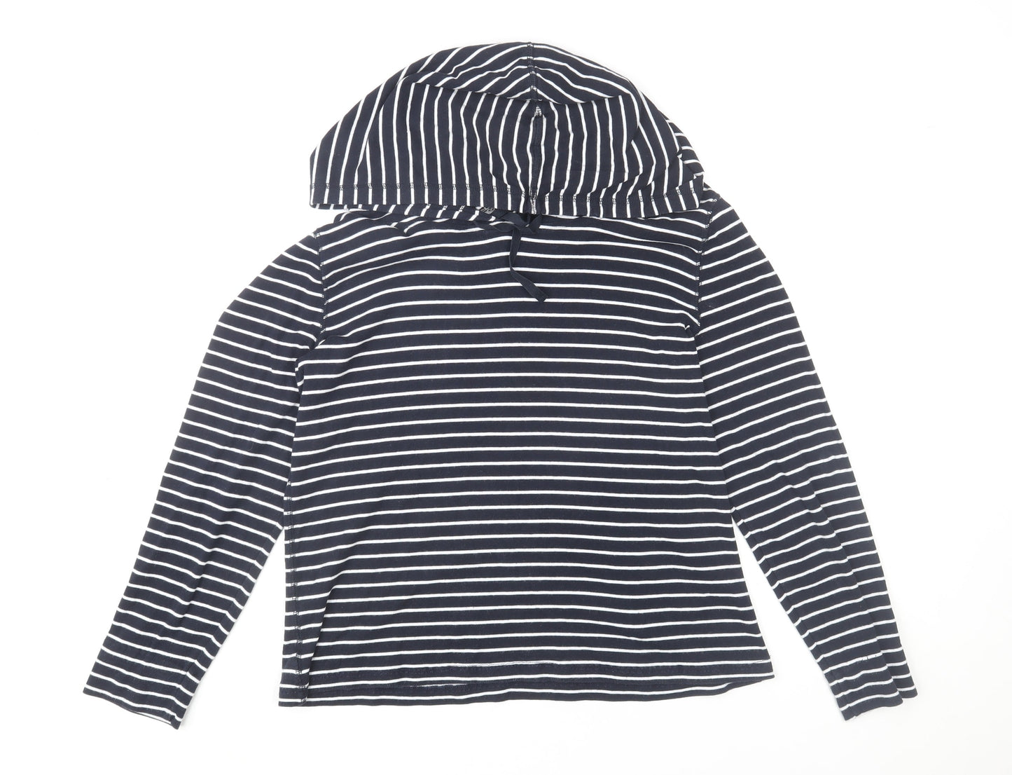 Womens UK Size L Eddie Bauer Blue Pullover Hoodie