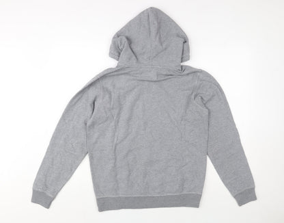 Mens UK Size XS Springfield Grey Pullover Hoodie
