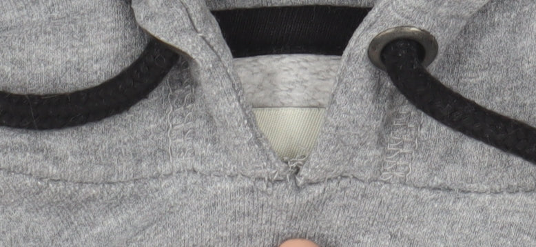 Mens UK Size XS Springfield Grey Pullover Hoodie