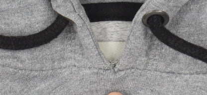 Mens UK Size XS Springfield Grey Pullover Hoodie