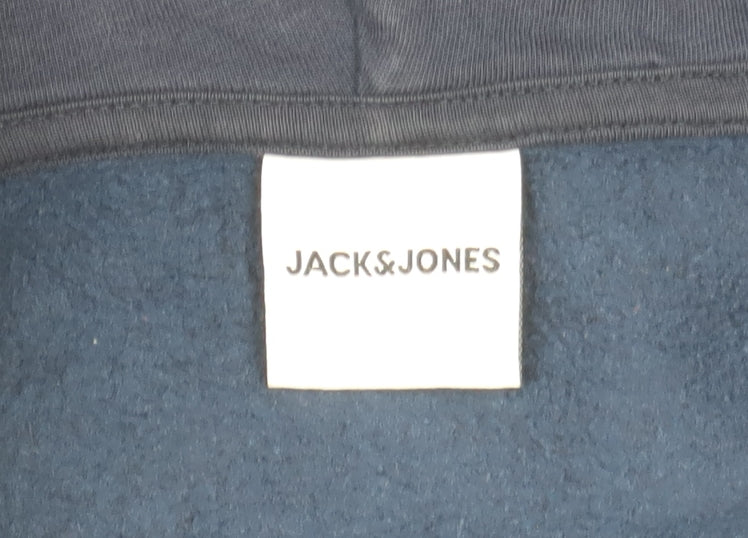 Mens UK Size M JACK & JONES Blue Gym & Training Running & Jogging Walking Jacket