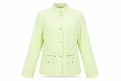 Womens UK Size 14 Red Herring Green Basic Jacket