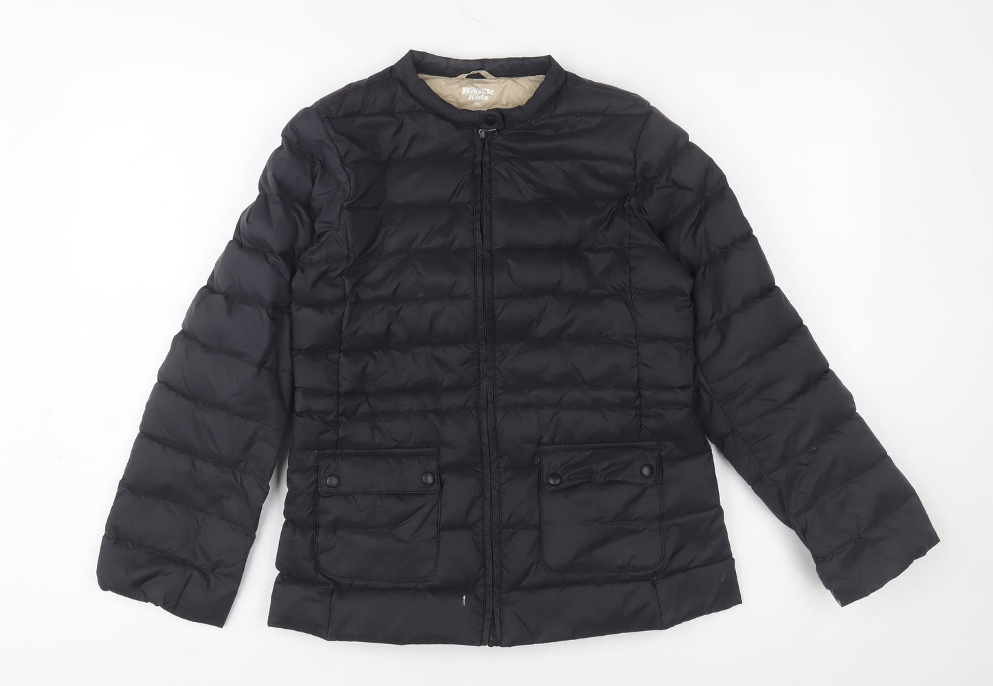 Boys UK Size 12 Years Indigo Bank Kids Black Puffer Jacket