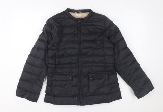 Boys UK Size 12 Years Indigo Bank Kids Black Puffer Jacket