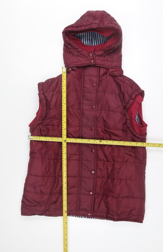 Womens UK Size 18 Urban Diva Red Puffer Jacket