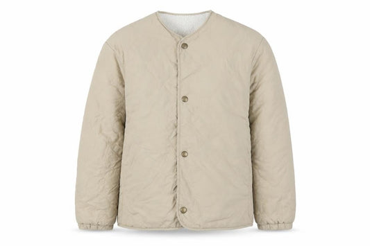 Girls UK Size 11-12 Years Uniqlo Beige Quilted Coat