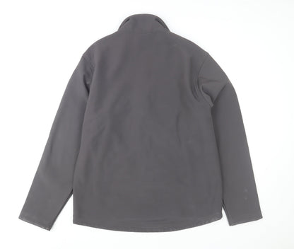 Unisex Adults UK Size M B&C Collection Grey Soft Shell