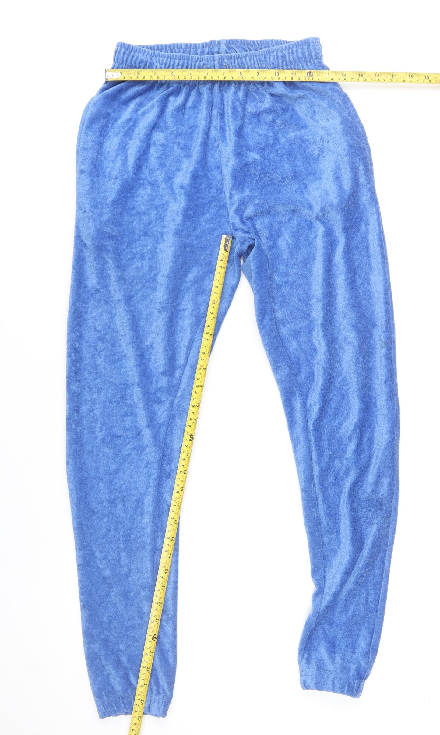 Womens UK Size 10 PRETTYLITTLETHING Regular Fit Jogger Blue Trousers