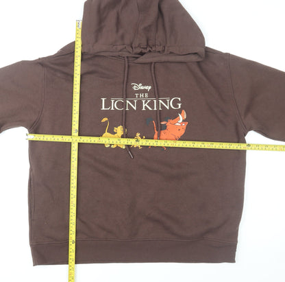 Primark Disney Lion King Brown Pullover Hoodie Men's L Hooded Sweatshirt