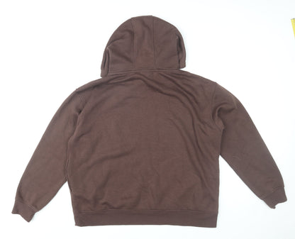 Primark Disney Lion King Brown Pullover Hoodie Men's L Hooded Sweatshirt