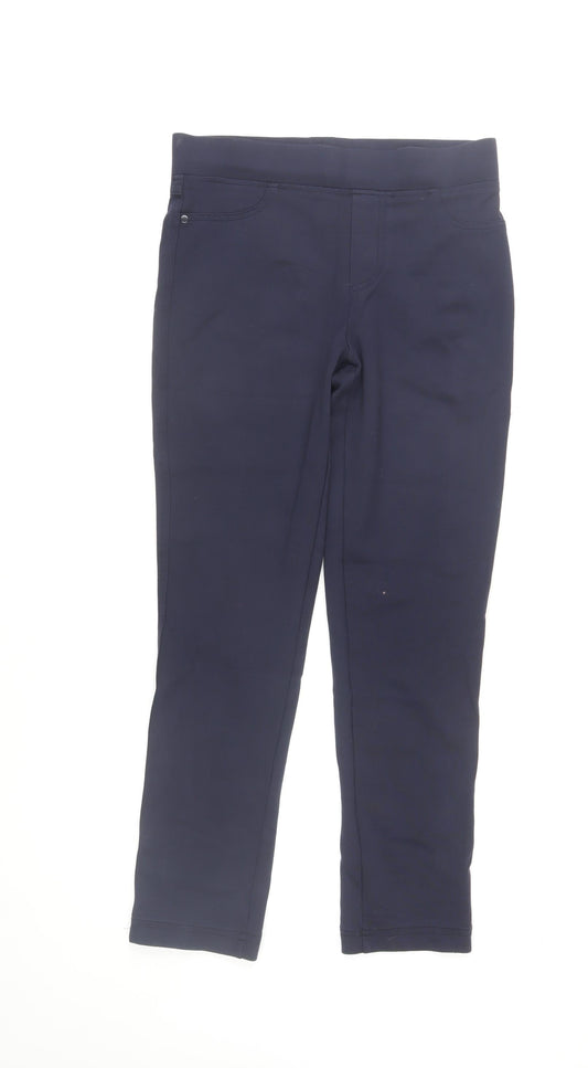 PINNS Womens Blue Stretch Jeggings Size 10 Slim Fit Pull On Trousers