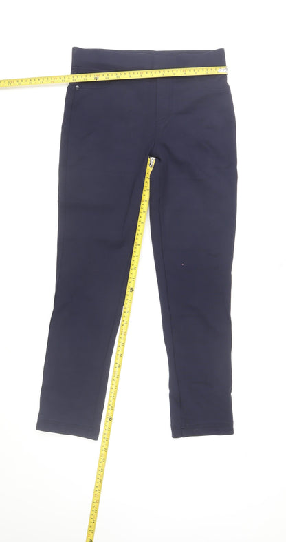 PINNS Womens Blue Stretch Jeggings Size 10 Slim Fit Pull On Trousers