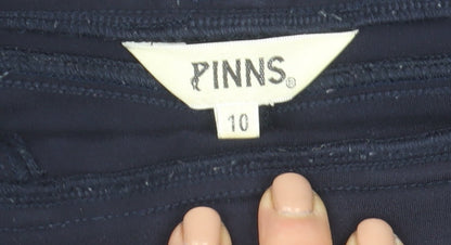 PINNS Womens Blue Stretch Jeggings Size 10 Slim Fit Pull On Trousers