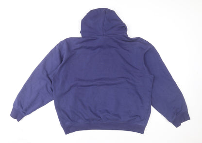 Mens UK Size M H&M Blue Pullover Hoodie