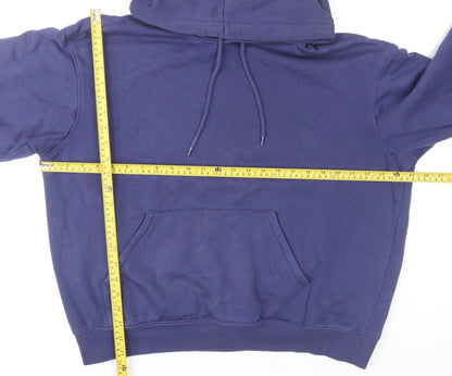 Mens UK Size M H&M Blue Pullover Hoodie