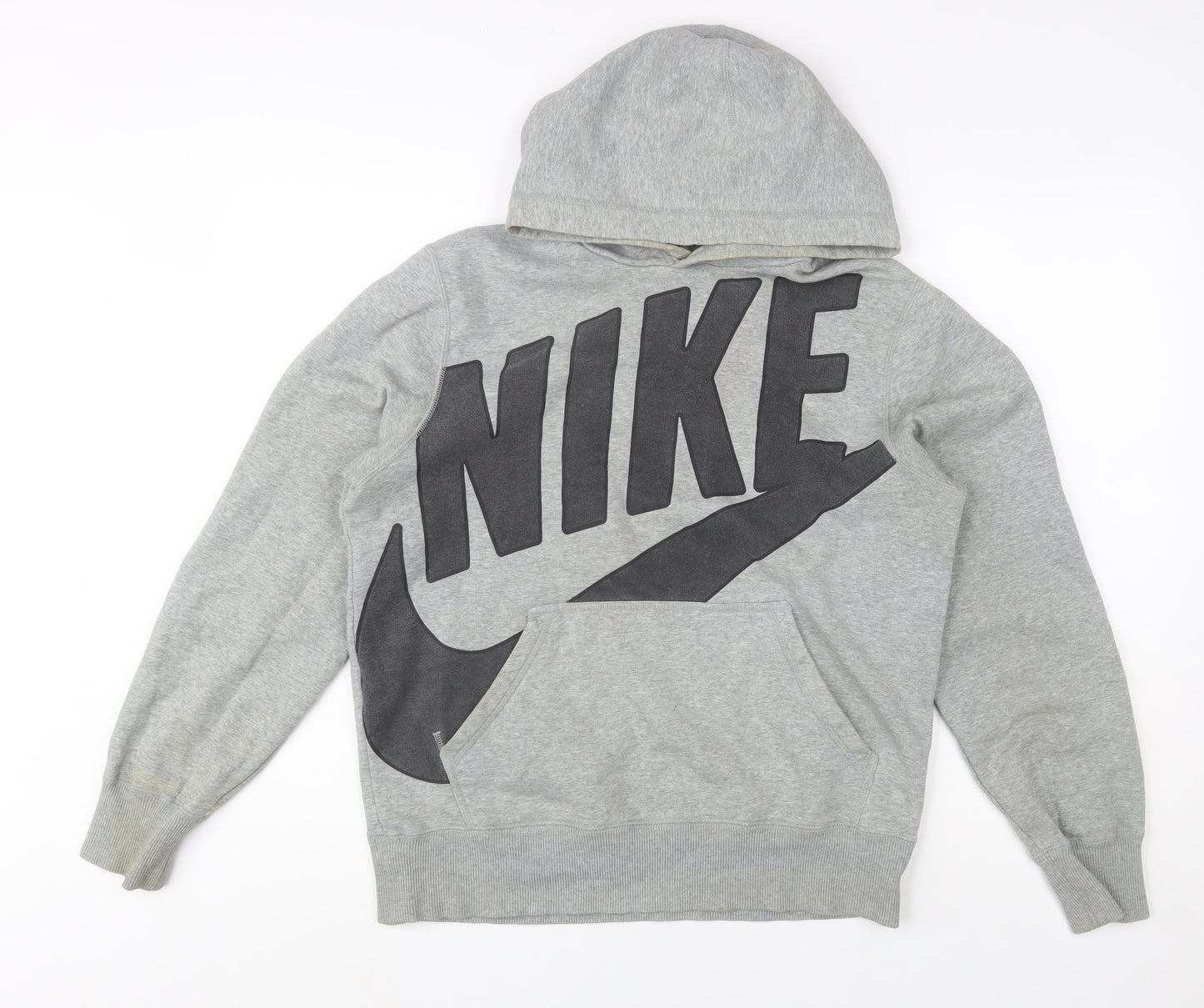 Mens UK Size S Nike Grey Pullover Hoodie