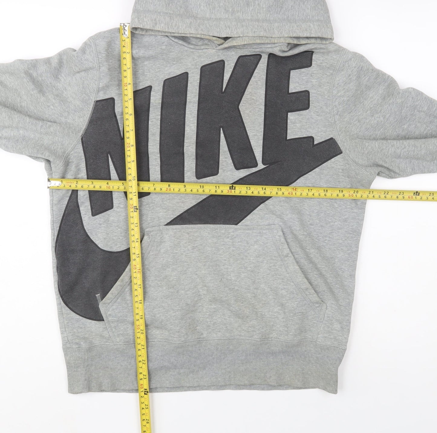 Mens UK Size S Nike Grey Pullover Hoodie