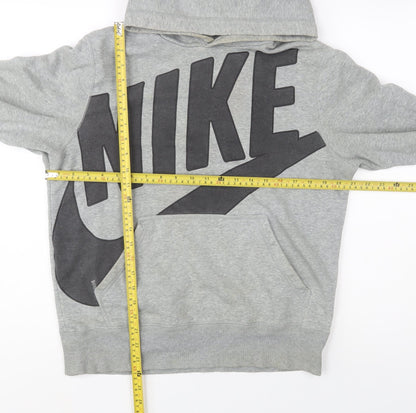 Mens UK Size S Nike Grey Pullover Hoodie