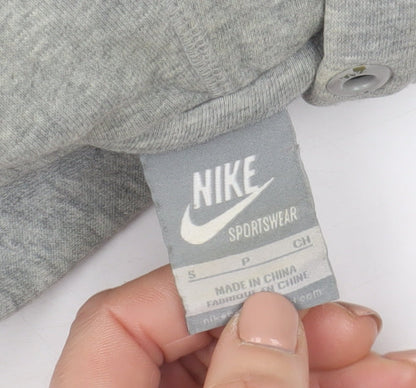 Mens UK Size S Nike Grey Pullover Hoodie