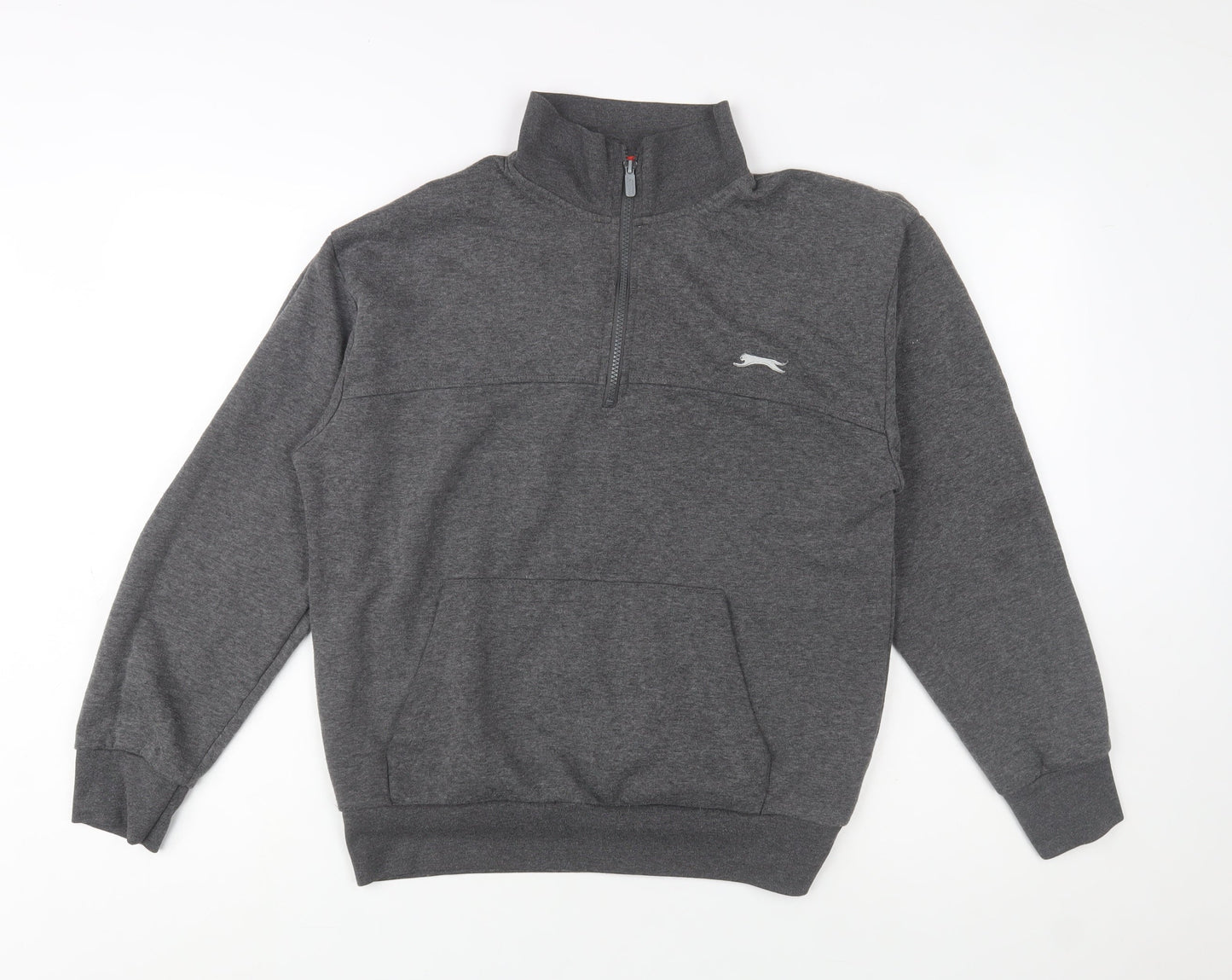 Mens UK Size L Slazenger Grey Pullover Sweatshirt