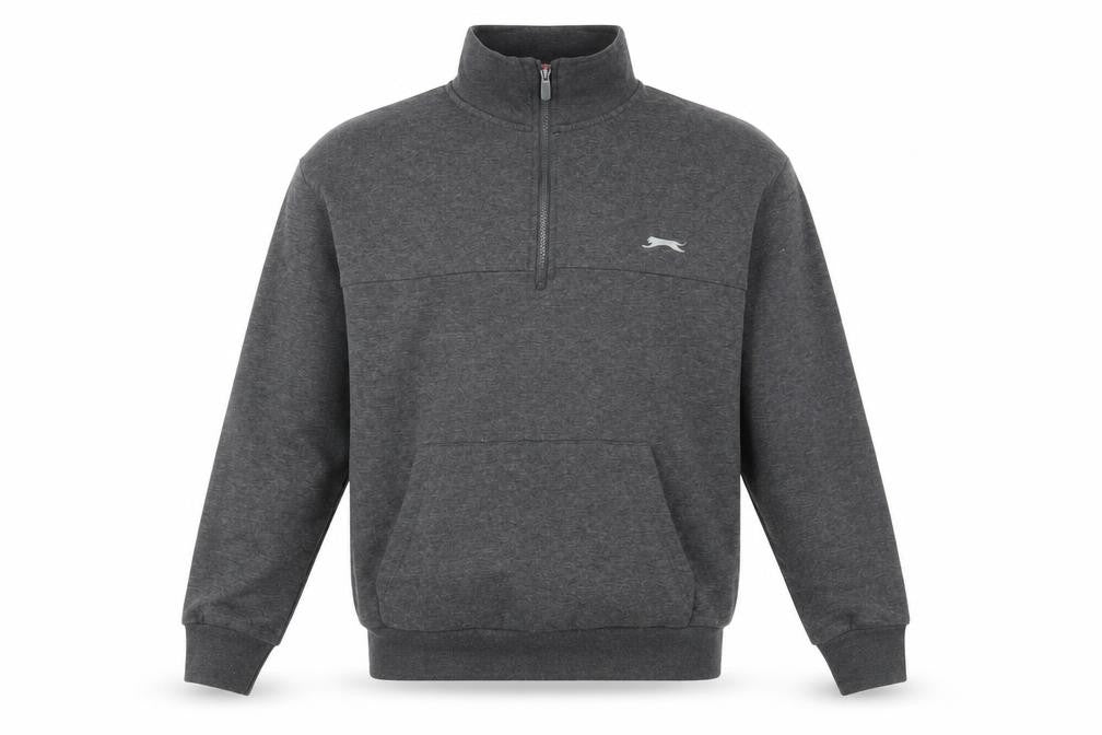 Mens UK Size L Slazenger Grey Pullover Sweatshirt