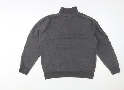 Mens UK Size L Slazenger Grey Pullover Sweatshirt