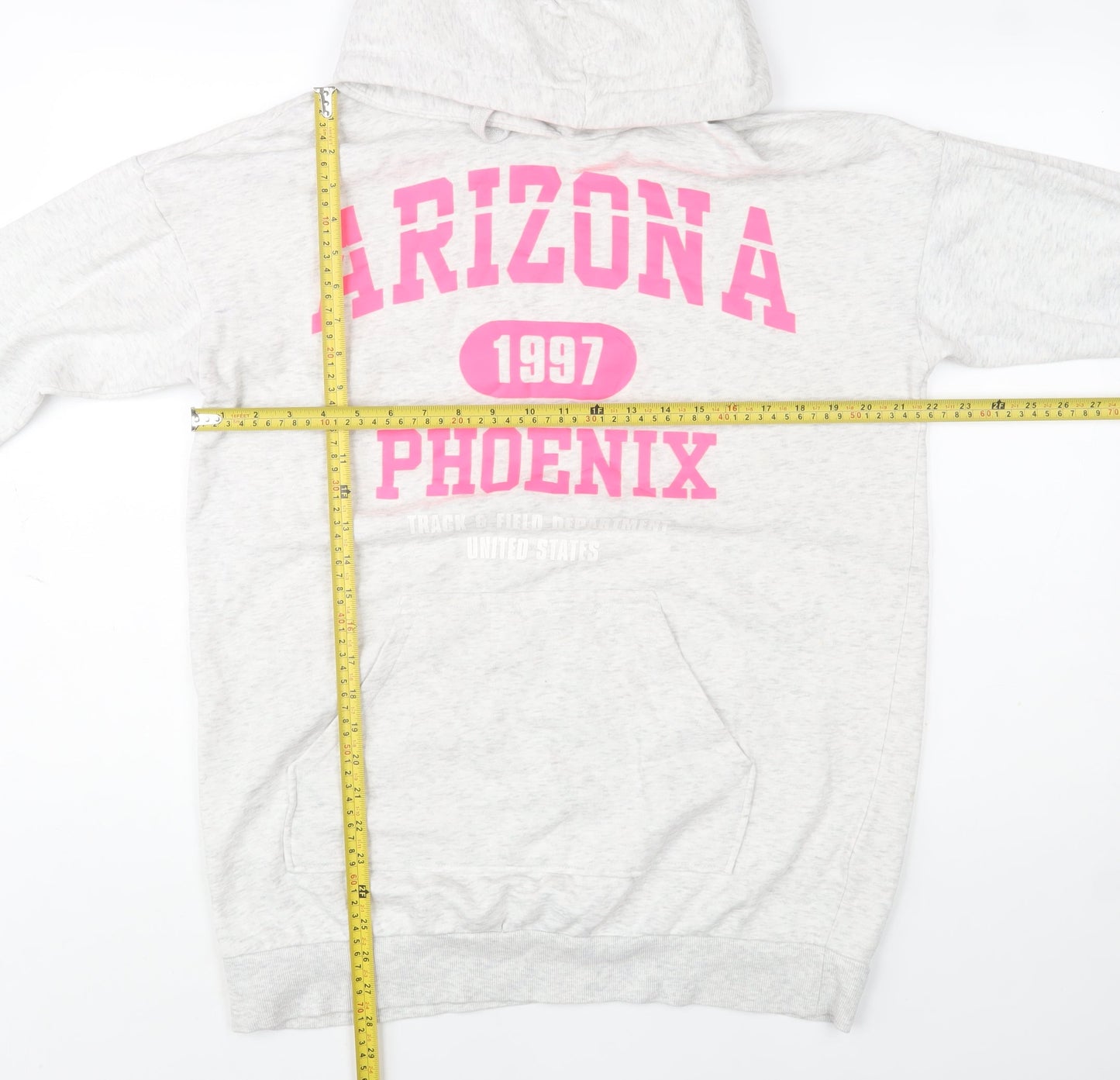 H&M Divided Women's Grey Hoodie S Arizona Phoenix Print Casual Pullover