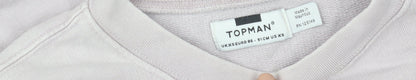 Mens UK Size XS Topman Beige Pullover Sweatshirt