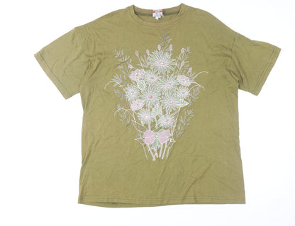 Mens UK Size XL Mood Green  T-Shirt