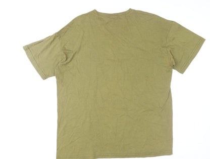 Mens UK Size XL Mood Green  T-Shirt
