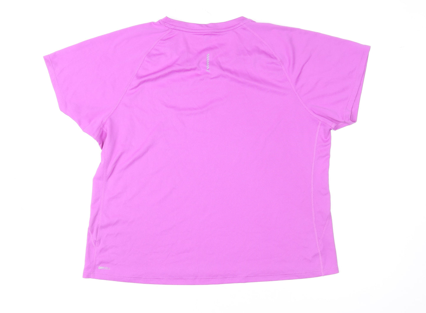 Puma Womens Pink XL DryCELL Short Sleeve Active T-Shirt