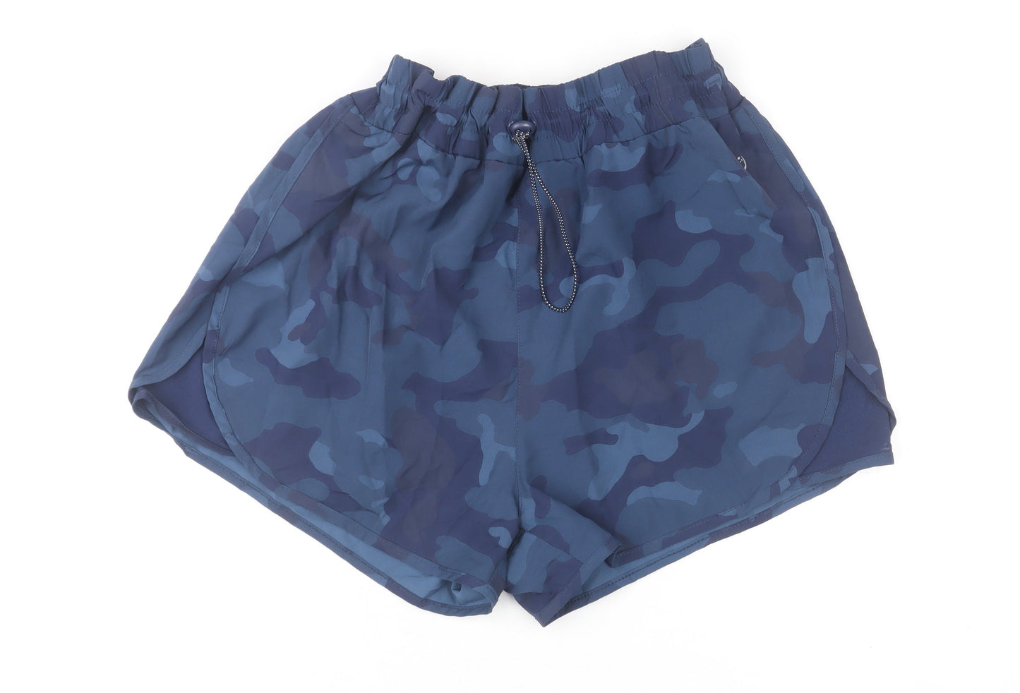Dunnes Stores Men's Blue Camouflage Athletic Sports Shorts Size M